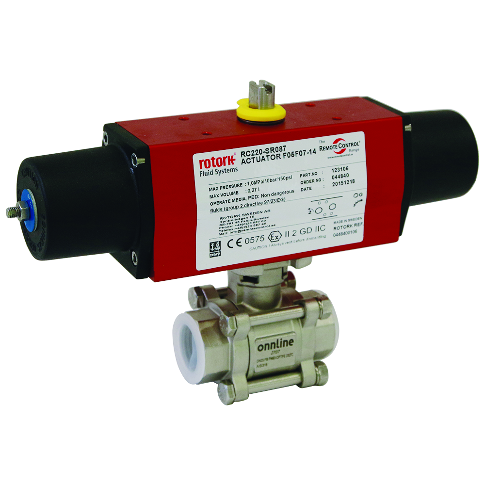 PALLOVENTTIILI HST+TOIMILAITE DN25 2707K 220SR