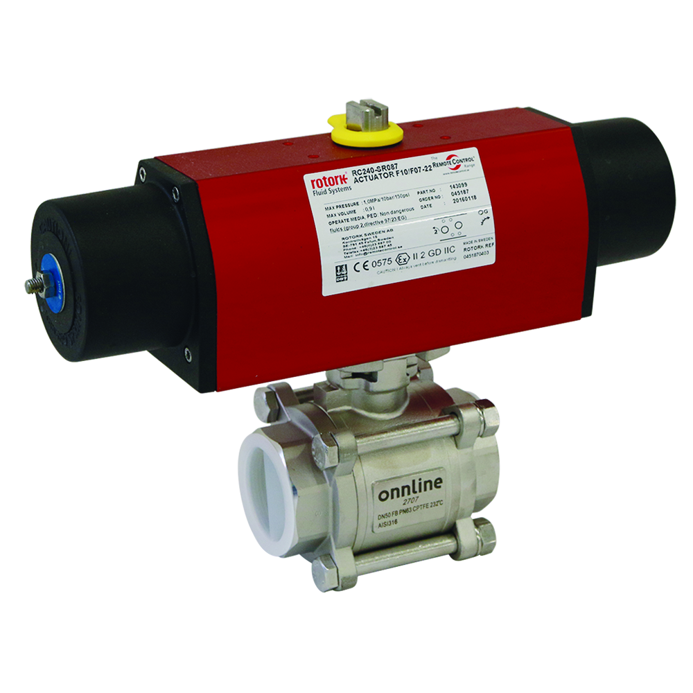 onnline Palloventtiili hst+toimilaite dn50 2707k 240sr