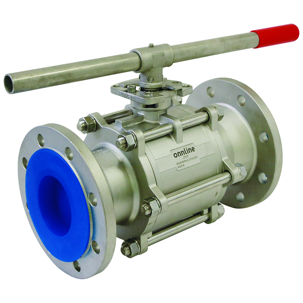 onnline Kulventil syraf. 2707 onnline dn100 pn16 fl/fl