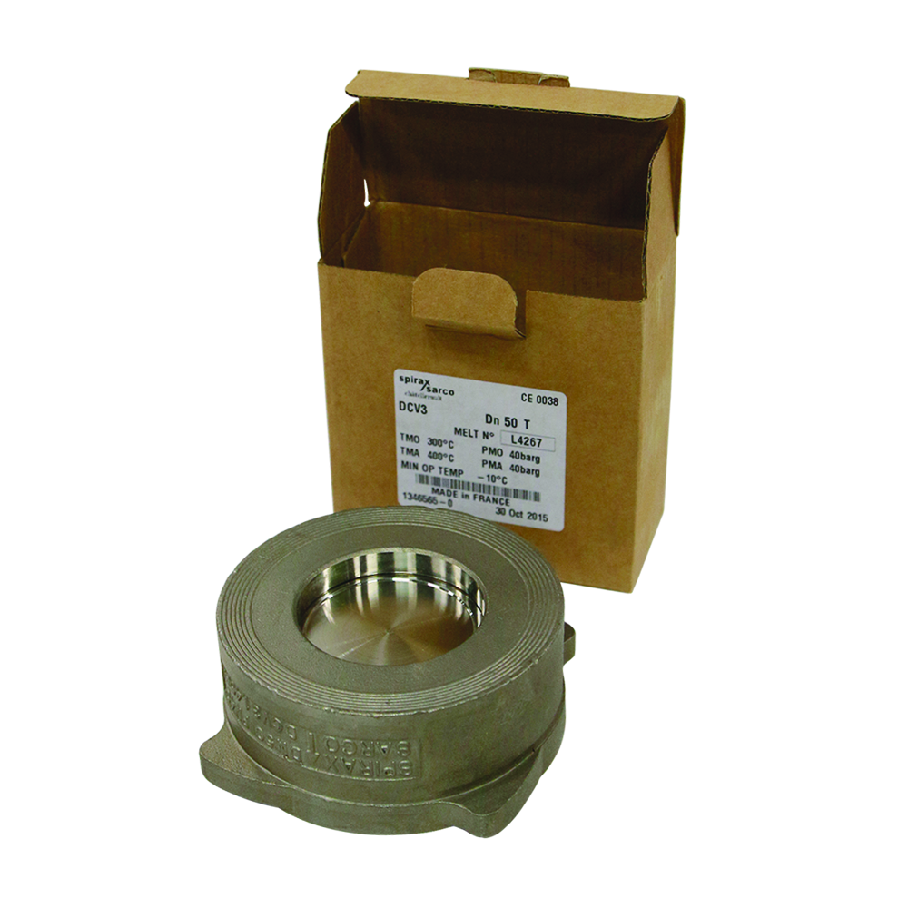 spirax-sarco Check valve spirax dcv3 dn15 pn40 disc?? ss316