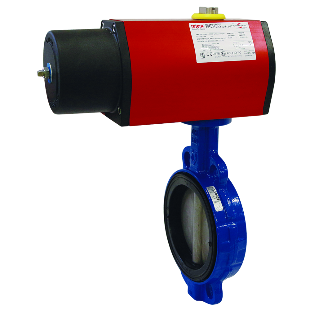 BUTTERFLY VALVE+ACTUATOR DN150 ONNLINE 8115E RC250SR