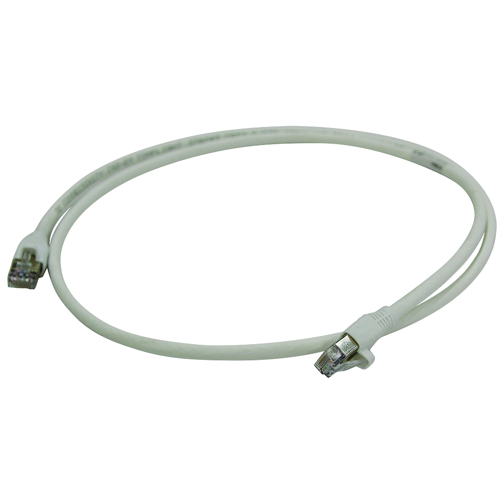 amp Koppling rj45 c6a s/ftp lz sr wh 1,0m