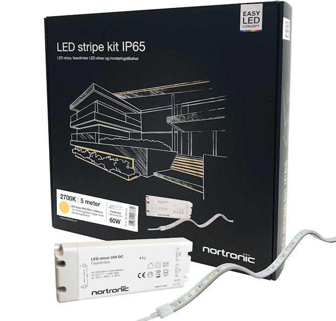 LEDSTRIP KIT 24V 827 1040LM 5M IP65 | LED striper | Onninen AS