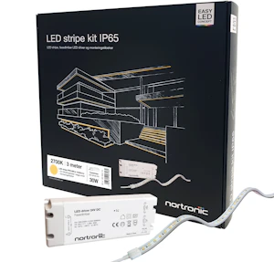 nortronic Ledstrip kit 24v 827 1040lm 3m ip65