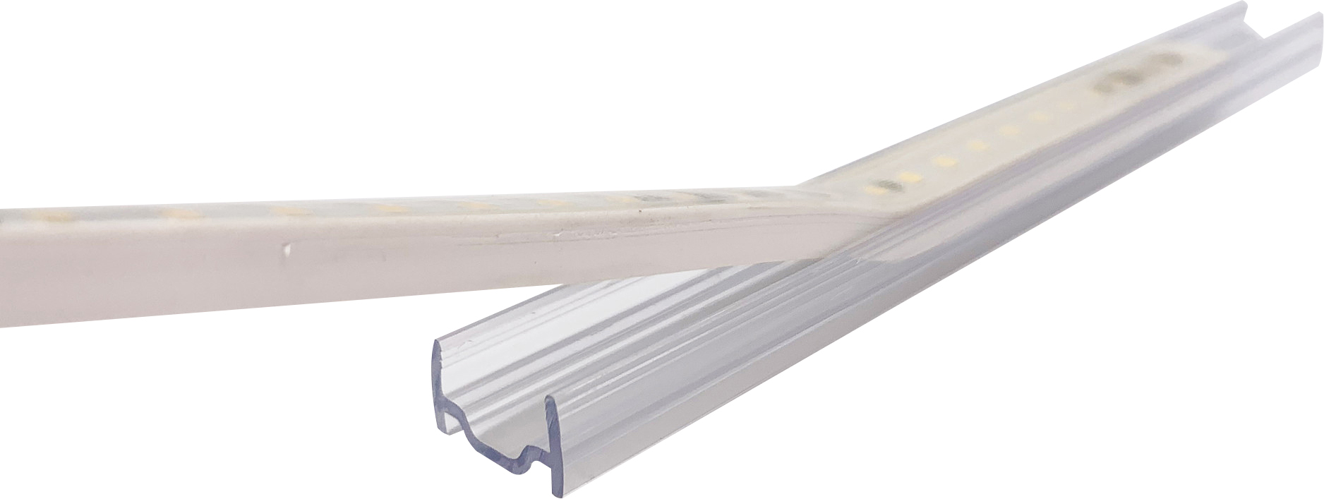 HiStrip Mini Montasjeprofil 2m transpare
