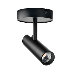 sg armaturen Spotlight tube micro s black 3000k