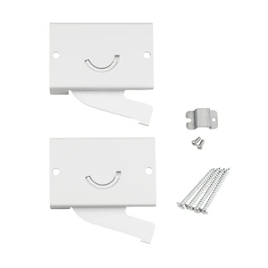 sg armaturen Lineal 80 surface bracket hvit