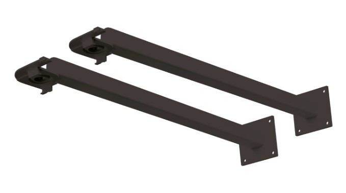 MECHANICAL ACCESSORIES LINEAL 80 WALL ARM PAIR BL