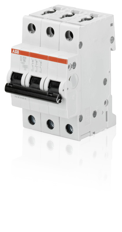 MINIBRYTARE 3-POL  S203-B63
