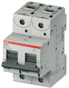 abb Miniature circuit breaker s800 2-poles k-char. 125a