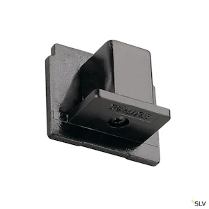 slv norway 3t skinne endedeksel polykarbonat (pc) sort