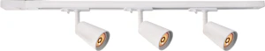 unilamp Titan kony track 3 spot led warmdim - matt hvit