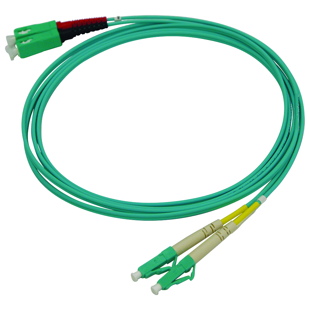 afl hyperscale Kytkentäkaapeli-kuitu fibrefab mm dx lc/sc om3 2m aqua