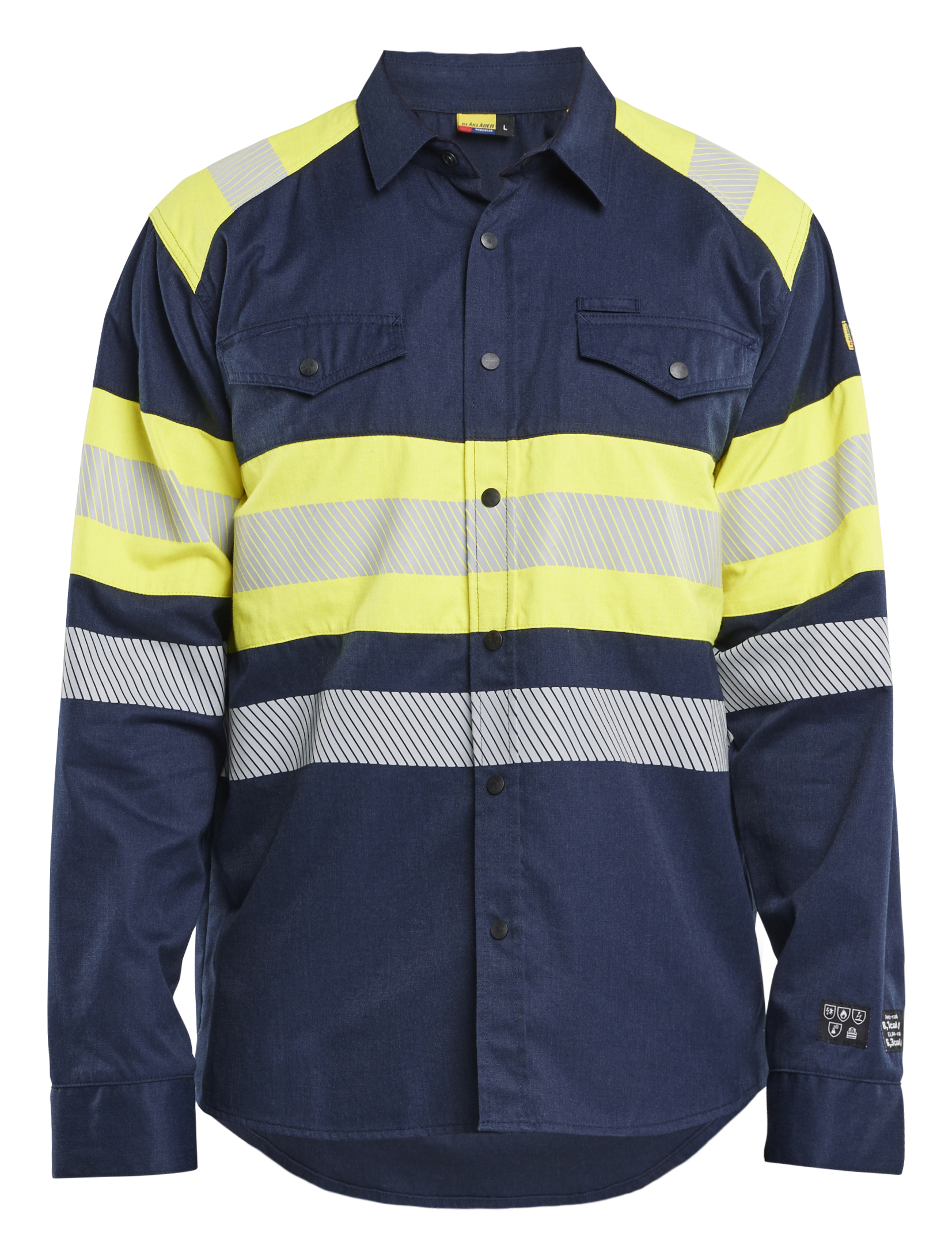 blåkläder Skjorta blåkäder storlek 4xl blå/gul