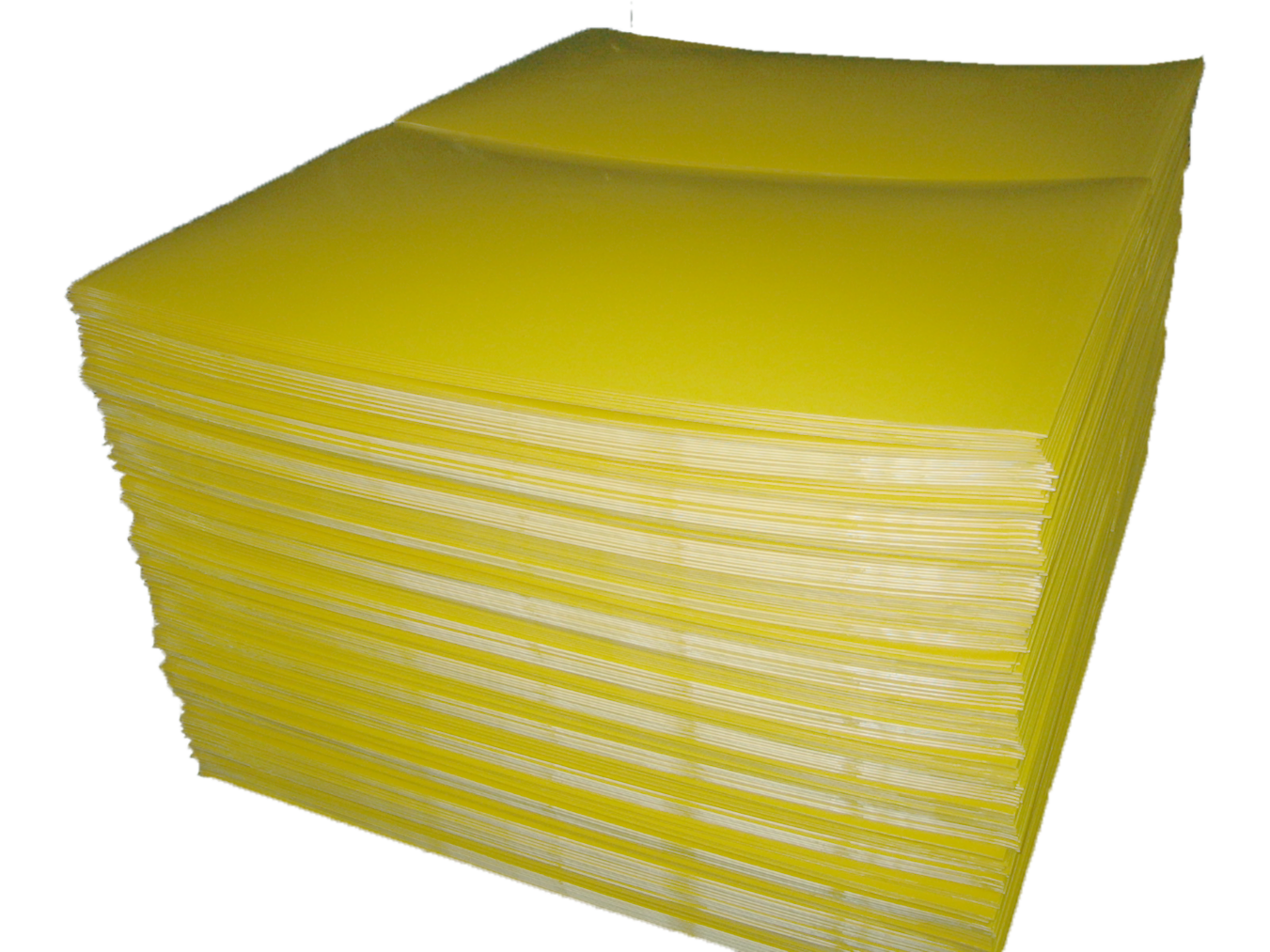 TEL SUOJALEVY KELTAINEN 600x1000x2,5mm UUSIOMUOVI