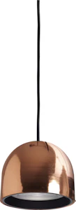 unilamp Pendel balled 13w,680 lumen, kobber