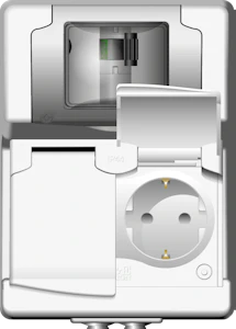norwesco Vikavirtapistor. bodyprotector 2s/16a/c10a/30ma/ip44 ppr va