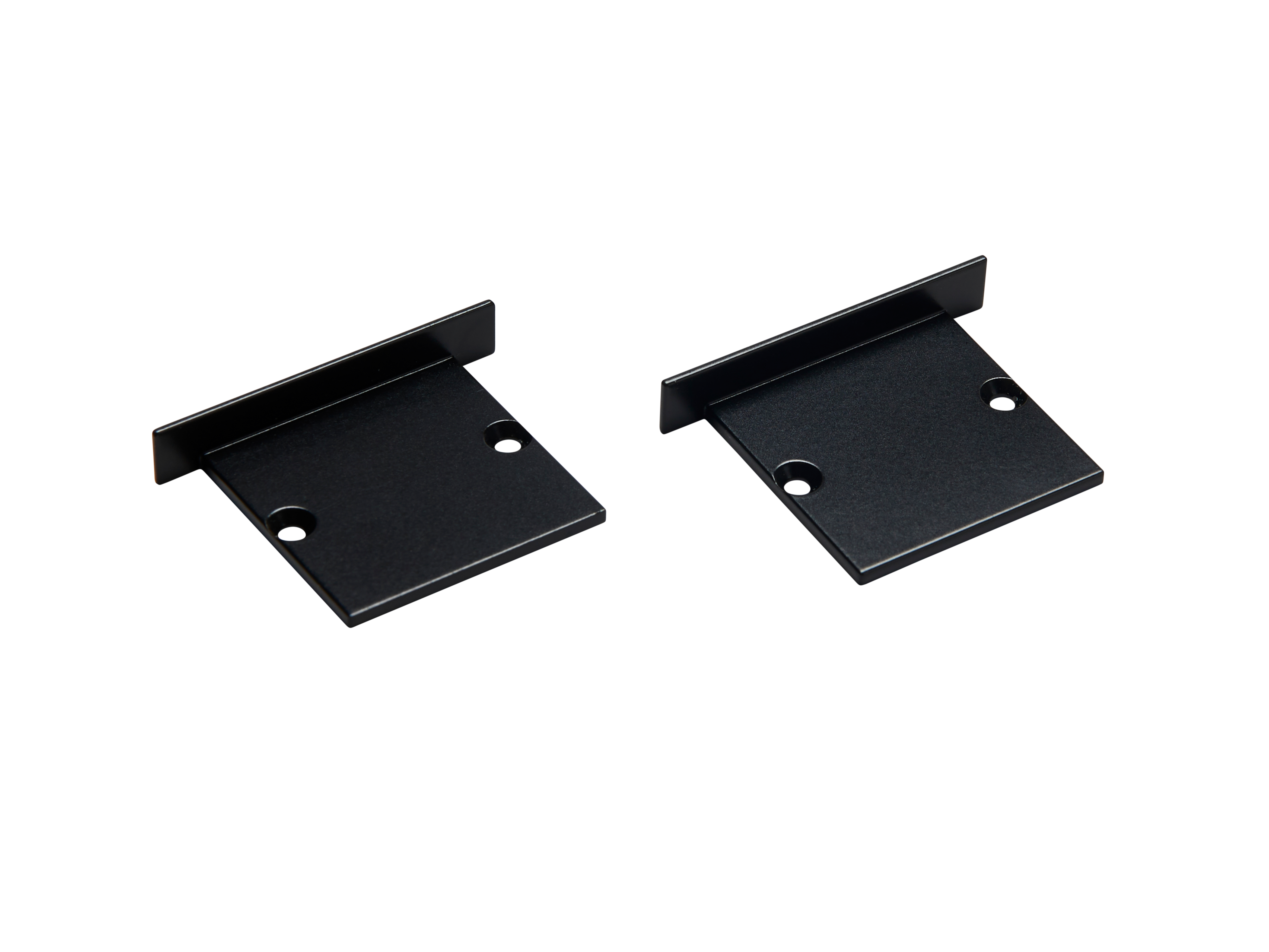 Endestykke 30x30 Recessed Svart 2 stk