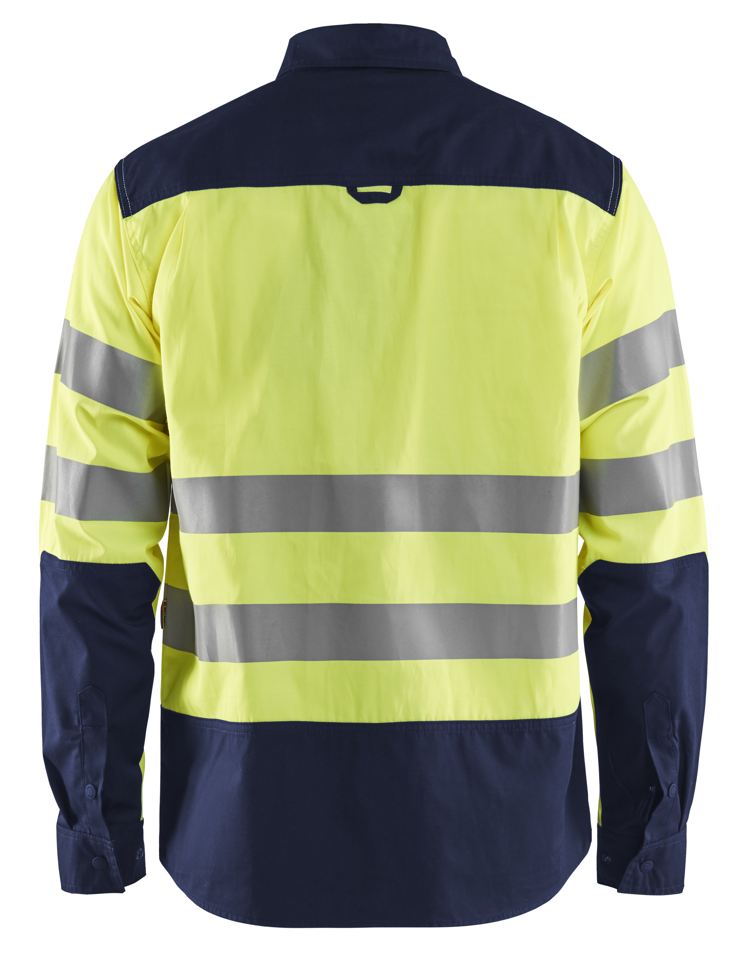 blåkläder Shirt blåkläder size l yellow/navy blue