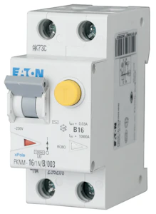 eaton Vikavirtajohdonsuojakatkaisija pknm-10/1n/b/01, 10a b 100ma