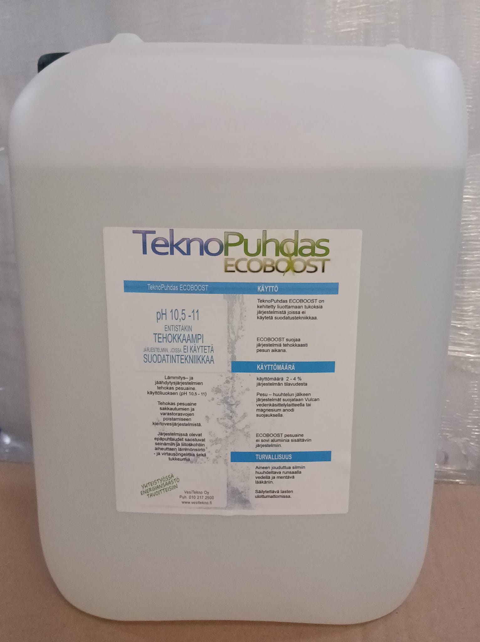 PESULIUOS VESITEKNO TEKNOPUHDAS ECOBOOST/20L