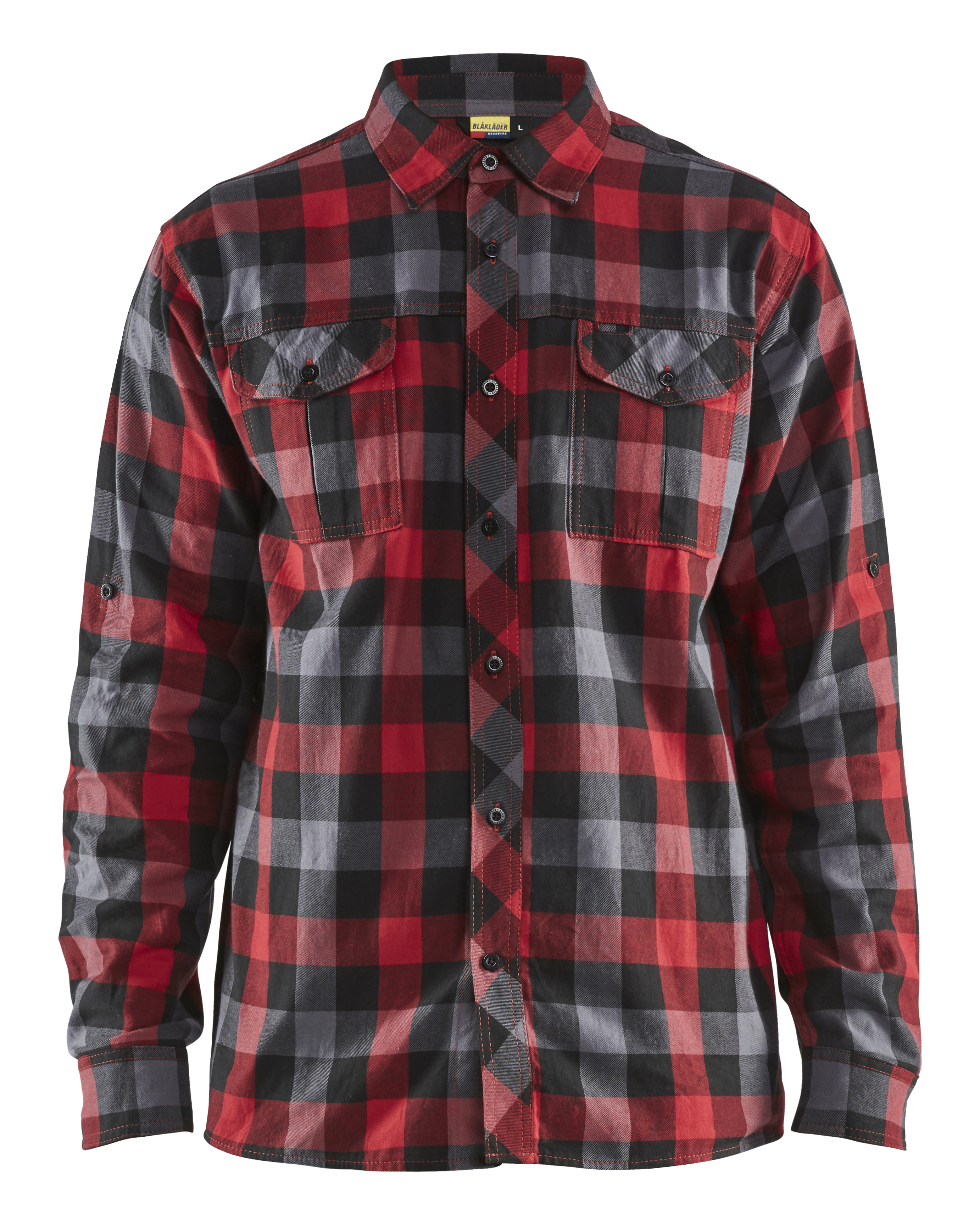 blåkläder Flannel blåkläder size s red/black