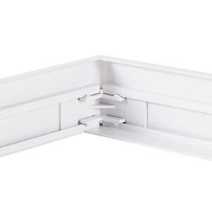 unilamp Snapframe 600 hvit led panel ramme utenpål