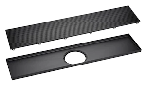 vieser Floordrain system vieser line 800mm narrow black
