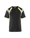 T-shirt Blåkläder Size XXXL Black/Yellow