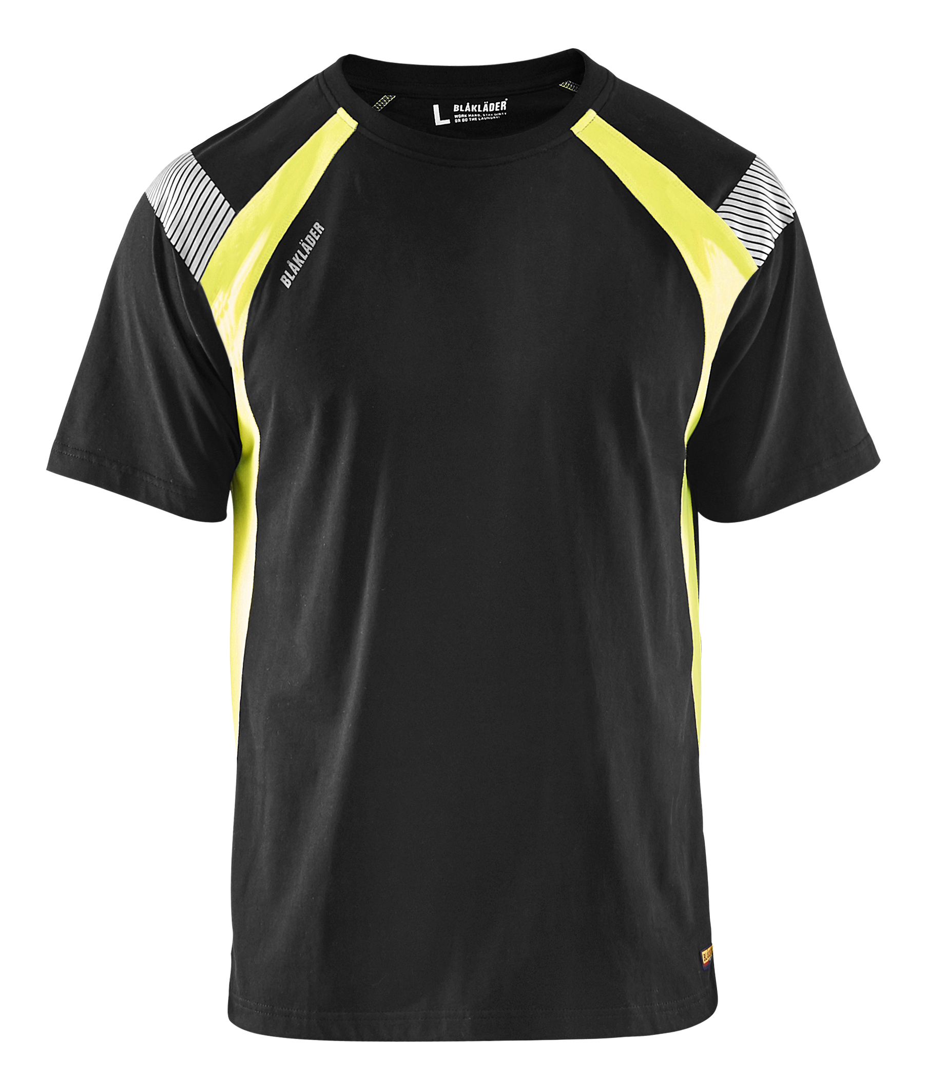 blåkläder T-shirt blåkläder size l black/yellow