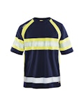 T-shirt Blåkläder Size XXXL Navy blue/Yellow