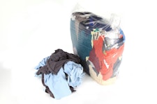 WIPING RAGS TRICOT, STANDARD COLOURED 100pct COTTON, 25KG