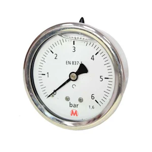 onninen Tryckmätare mt63 vätskedämpade ø63 0-6bar t1/4 177 tl1,6