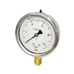 TRYCKMÄTARE MA63 VÄTSKEDÄMPADE Ø63 0-10BAR A1/4 117 TL1,6