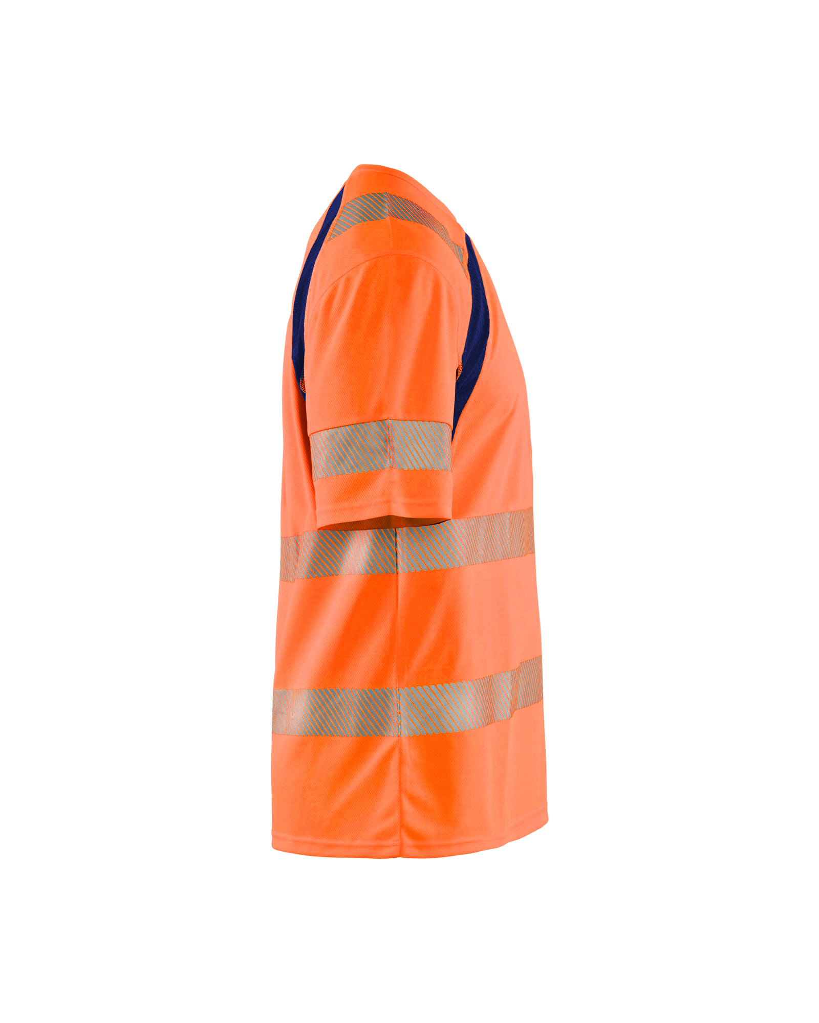 blåkläder T-shirt blåkläder size s orange/navy blue