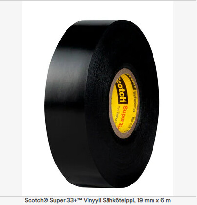 3m Electrical tape vinyl scotch super 33+ 25mm x 33m