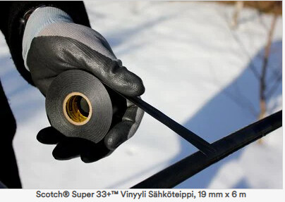 3m Electrical tape vinyl scotch super 33+ 25mm x 33m