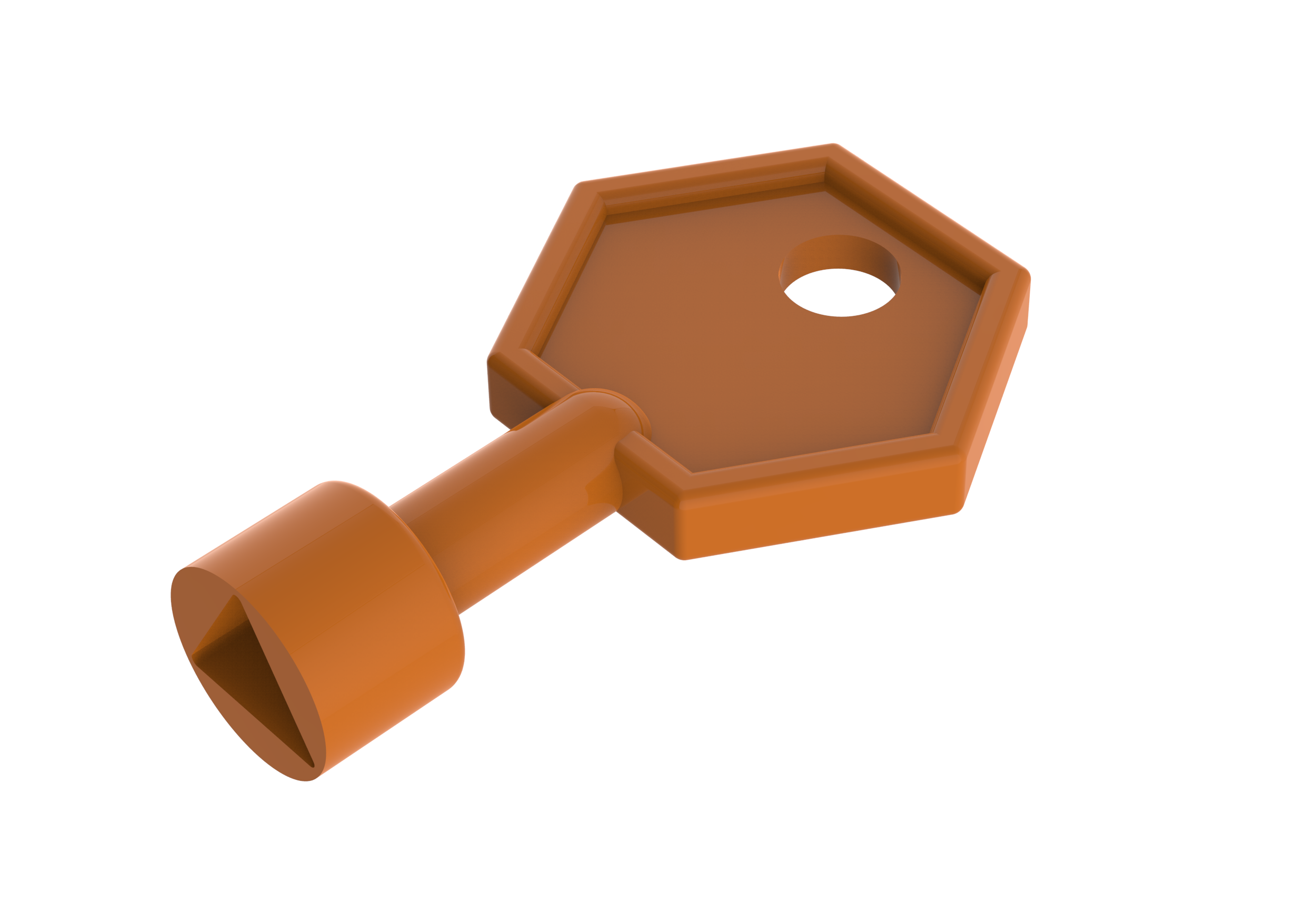 NYCKEL CABINET KEY KK10, PLASTIC