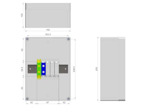 katko Kapslad klämma klm1x50 m4 2xm40p