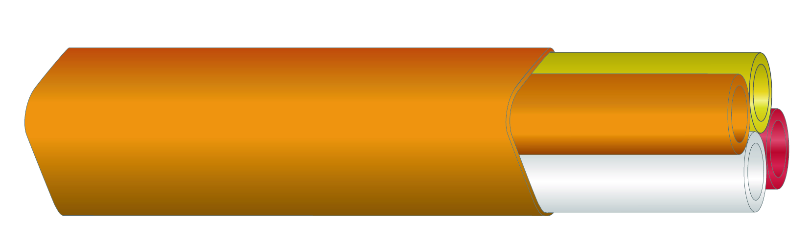 MULTIDUKT 4X14/10 S12 OG 1000M .