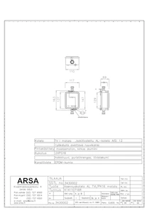 arsa Installations kapsling al tvi/pk16 matala 129x110x69