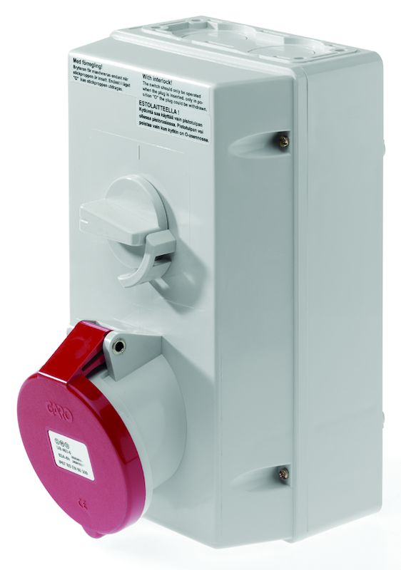 SOCKET-OUTLET ENCLOSURE UB 463-6 SEINÄPRKOTELO LUKIT