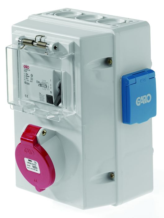 SOCKET-OUTLET ENCLOSURE URBS 416-6 SEINÄPRASIAKOTELO