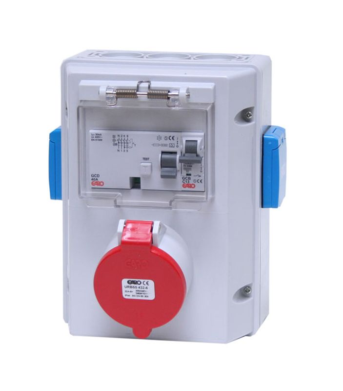 SOCKET-OUTLET ENCLOSURE URBSS 432-6 SEINÄPRASIAKOTELO