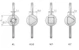 ouneva Nyckel cabinet key kk10, plastic