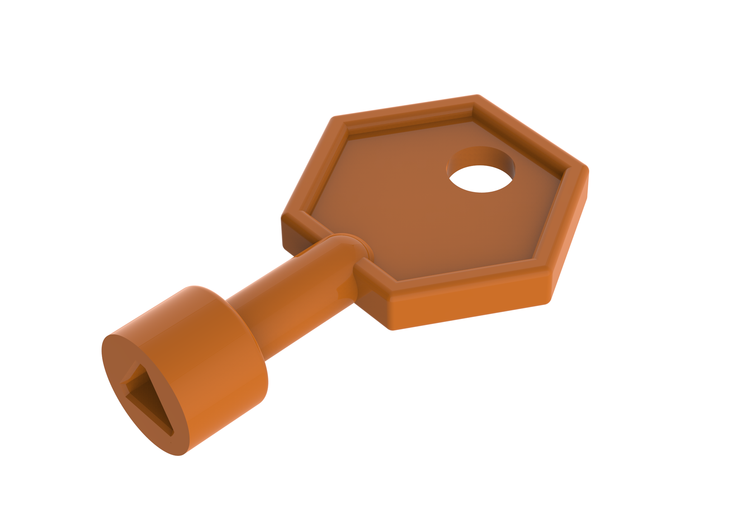 NYCKEL CABINET KEY KK7 PLASTIC