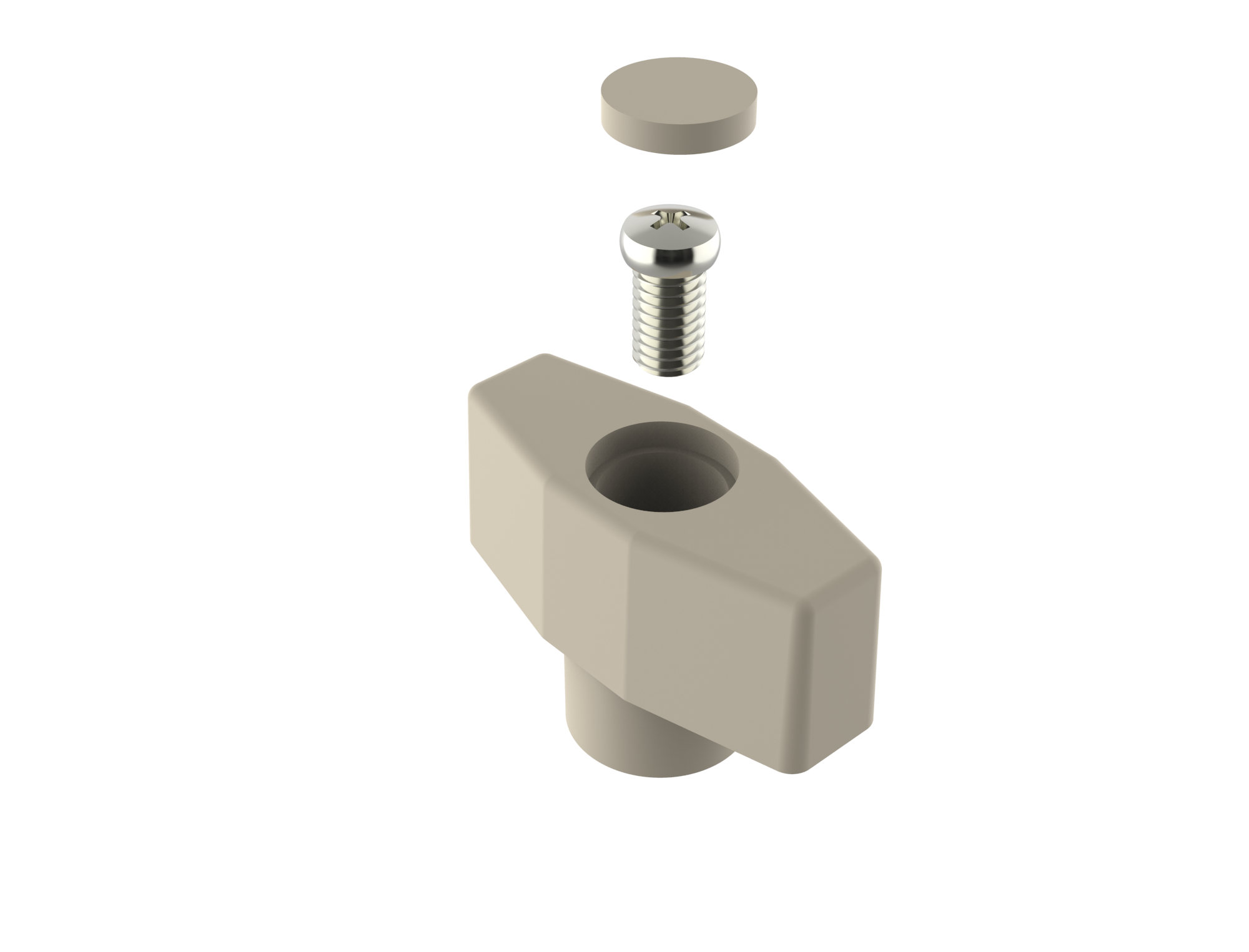 AVAIN OUNEVA MECHA VÄÄNTÖNUPPI K10 BEIGE