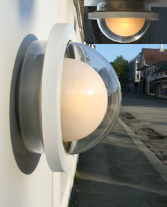 lk-design Tak/väggarmatur via svart e27 ip54 kl i