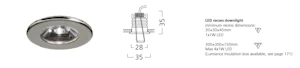 lumiance Led lighting 3036811 led 1w cool white