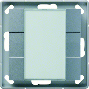 hager Radio tryckknapp knx wyt366f 6-kan silver